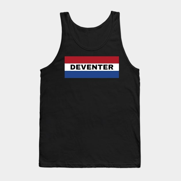 Deventer City in Dutch Flag Tank Top by aybe7elf